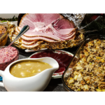 thanksgiving dinner with dressing